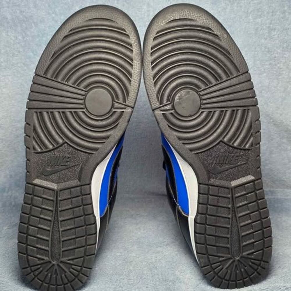 Nike Dunk Low Retro Hyper Royal Black White Mens Size 12 - Picture 7 of 8